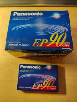 Kasety magnetofonowe nieużywane Panasonic EP 90