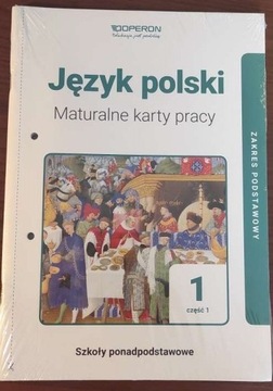 Maturalne karty pracy Język polski Operon cz. 1.1