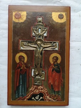 Stara ikona podruzna Krucyfix