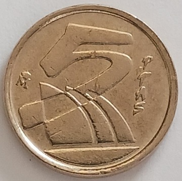 Hiszpania 5 peset 1990r.