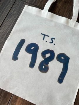 torba 1989 taylor swift tote bag napis