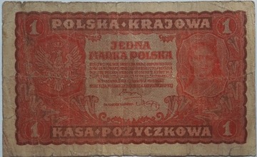 II RP- 1 marka polska z 1919 r.