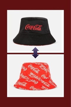 Dwustronny kapelusz czapka Coca-Cola uni