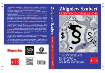 Książka: "Przestępcza Działalność"Zbigniew Szubert