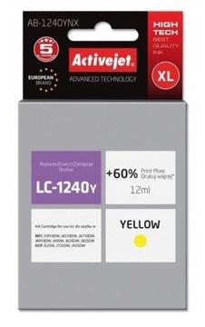 Tusz ActiveJet żółty (yellow) AB-1240YNX
