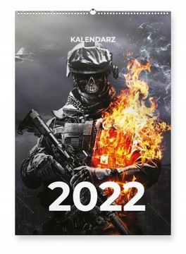 Kalendarz ścienny  Battlefield 2022