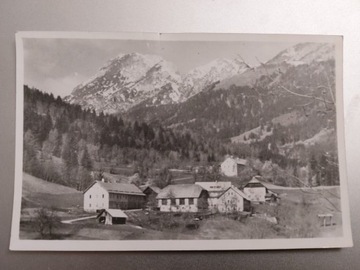 Karta pocztówka  niemieckie Alpy