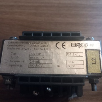 transformator 12a 9.2v