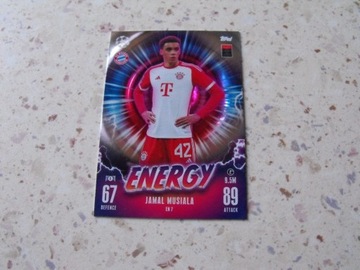 ENERGY JAMAL MUSIALA EN7, topps Match Attax 23/24