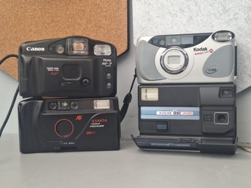 4 Aparaty Canon, Kodak, Exakta