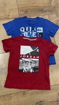 koszulki 2 szt Jordan quiksilver 3 lata tshirt