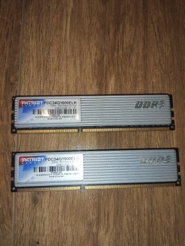 PAMIĘĆ RAM DDR3 PATRIOT DUAL 2x2GB OKAZJA!