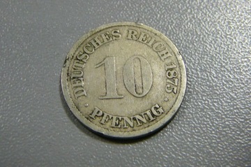 Niemcy 10 pfennig 1875