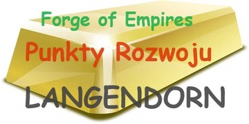 Forge of Empires 300 PR +1.9 FOE świat LANGENDORN