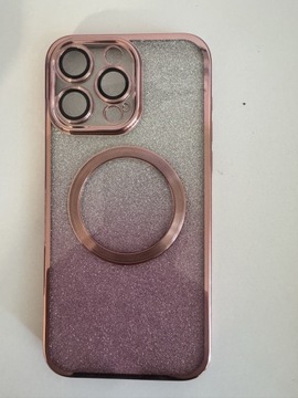 Nowe etui case iPhone 15 pro Max różowe MagSafe