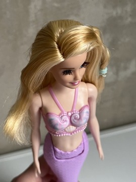 Barbie prawdziwe rzęsy syrenka