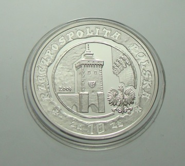 10 zł Lokacja Krakowa Polska 2007. Stan L