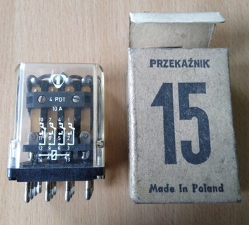 Przekaźnik elektromagnetyczny R15 4PDT 10A 110V=