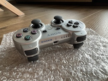 nie dualshock - NOWY pad ps3 sixaxis Satin Silver