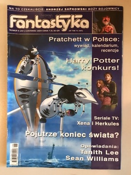 Miesięcznik Nowa Fantastyka. Numer 6 z 2004 r. Sapkowski "Boży bojownicy"