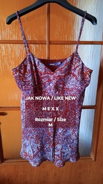 MEXX  Damska letnia bluzka z wąskimi ramiączkmi, Rozmiar M