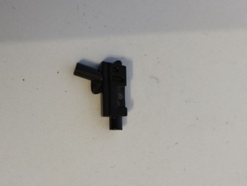 lego pistolet czarny maszynowy