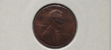 USA 1 cent, 1990 rok. Znak menniczy „D”. #S84