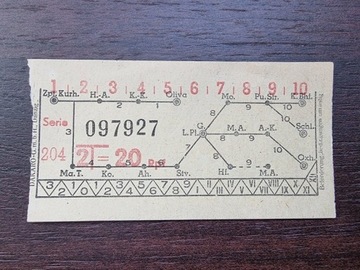 bilet Gdańsk Danzig okupacja