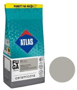 ATLAS FUGA CERAMICZNA 1-20MM 035 SZARY 5KG