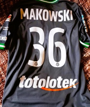 Koszulka meczowa T.Makowski Lechia Gdańsk autograf