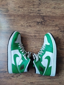 Nike Air Jordan 1 Mid [Zielono-białe]