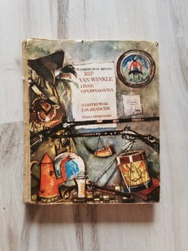 Stara książka Rip van Winkle i inne opowiadania W. Irving 1966 PRL vintage