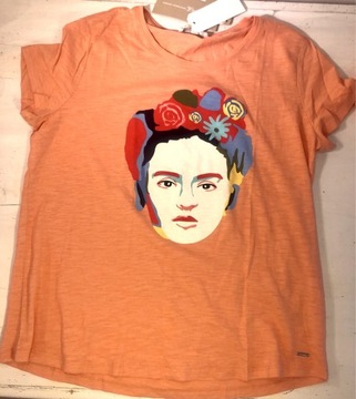 Tshirt Z wizerunkiem Fridy Kahlo - Tom Taylor XL
