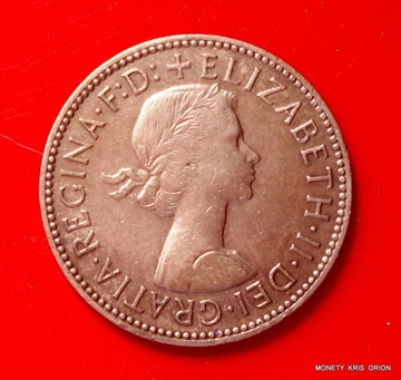 Half  Penny -1964r -Elizabeth II -Wielka Brytania 