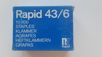 Zszywki Rapid 43/6 Textile