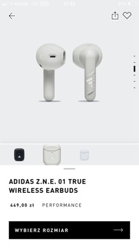 słuchawki adidas Z.N.E. 01 TRUE WIRELESS EARBUDS