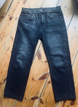 Czarne dżinsy Massimo Dutti 42, prawie nowe