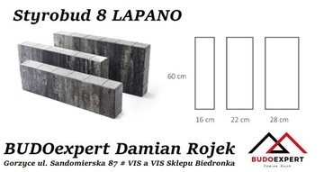 Nowoczesna betonowa płyta tarasowa Styrobud LAPANO