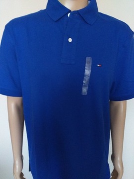 Koszulka polo męska Tommy Hilfiger XL niebieska