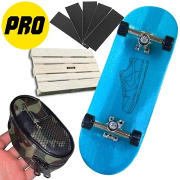 NOWY! Fingerboard Drewniany Zestaw PRO + POKROWIEC