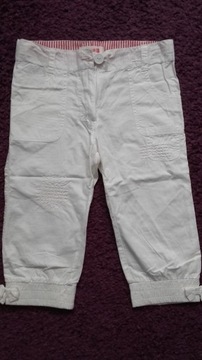 Spodnie letnie białe Cool Club rozmiar 116