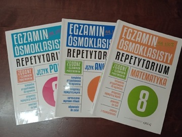 Repetytorium 8 kl Greg Polski Matematyka Angielski