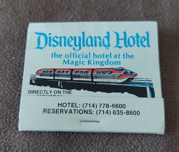 Zapałki. Disneyland hotel
