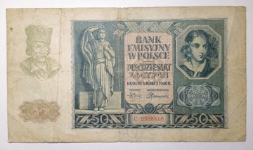 50 złotych 1940 