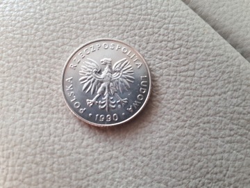 Moneta 20 zl  z 1990 roku 