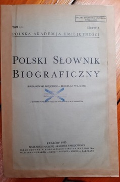 Polski słownik biograficzny Tom I/4 1935