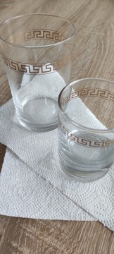 Glasmark zestaw starszych szklanek z motywem GRECK