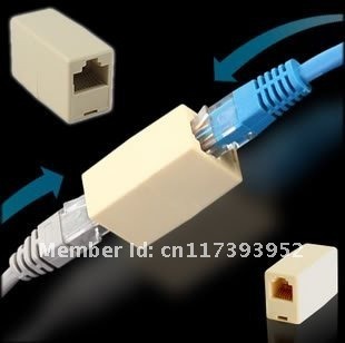 Łącznik LAN RJ45, Cat 5, cat5e, 8pin, żeńskie RJ45