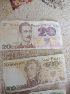 Banknoty z czasów PRL