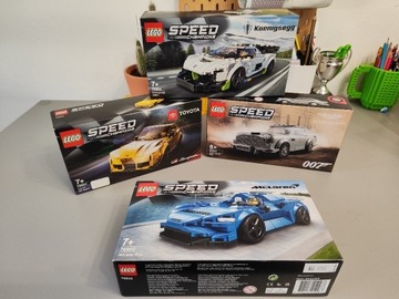 4X LEGO SPEED (76900 + 76901 + 76911 + 76902))